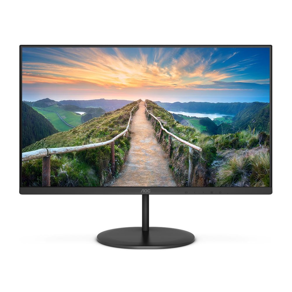 Монитор 23.8" AOC Q24V4EA  IPS, 2560x1440, 75Hz, 1ms, 250сd/m, 1000:1 | HDMI(1.4), DP(1.2) | ExPSU, Speakers, Vesa 100, Black