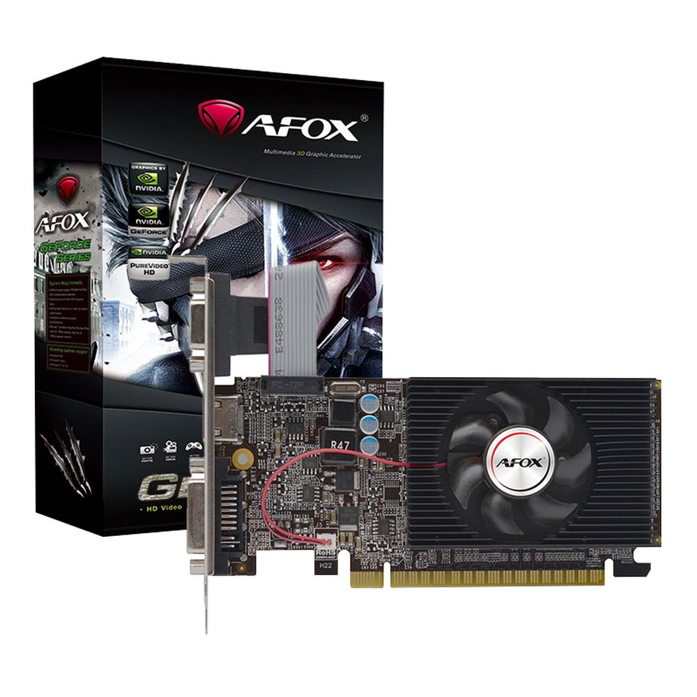 Видеокарта Afox GT610 1GB DDR3 64bit VGA DVI HDMI 1FAN LP RTL