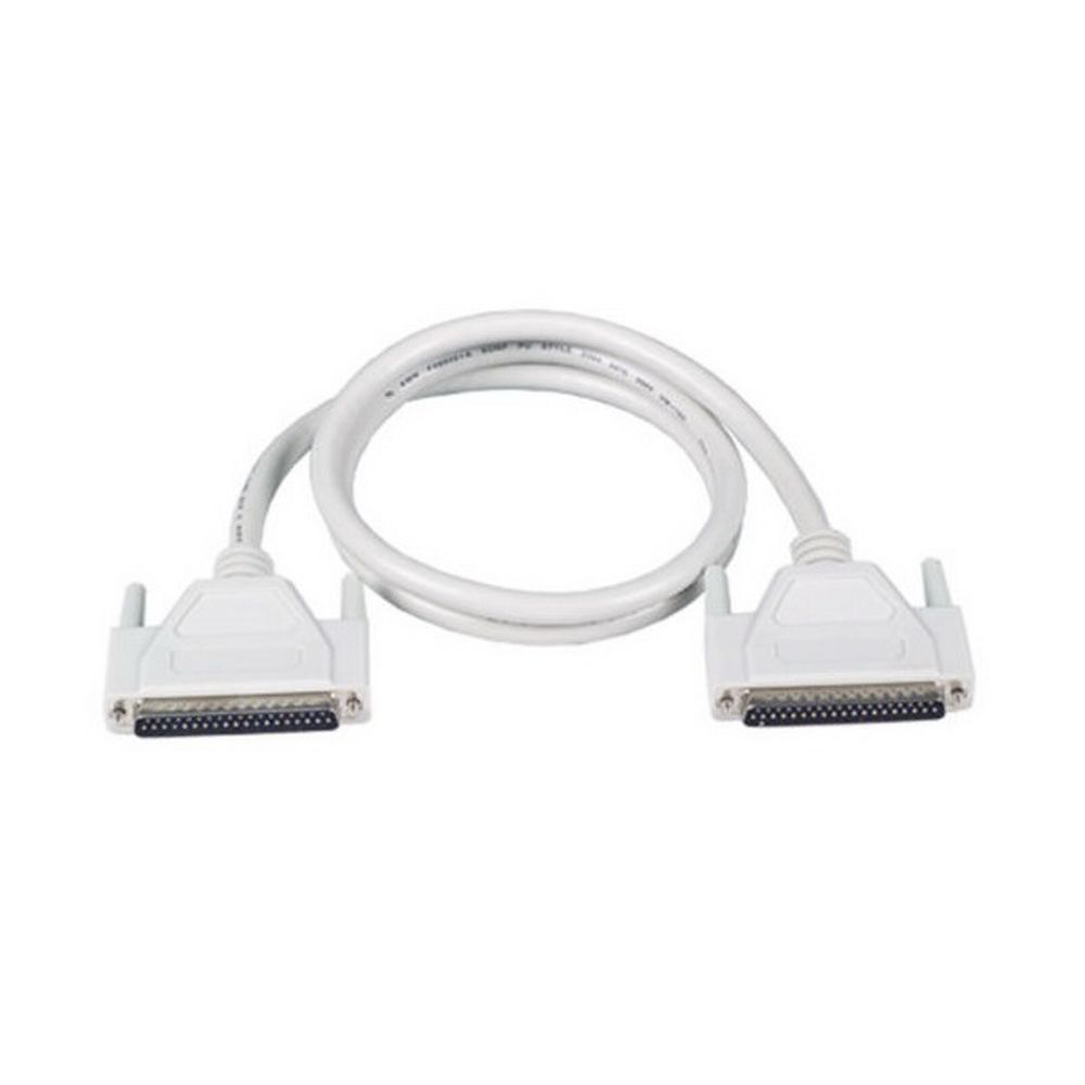 Кабель Advantech PCL-10125-3E с двойным экранированием, с 2-мя разъемами DB-25, 3м, ПВХ, номинальное напряжение до 15В Advantech Кабель для передачи электрического сигнала между узлами системы, Double-shielded cable with 25-pin D-sub connectors