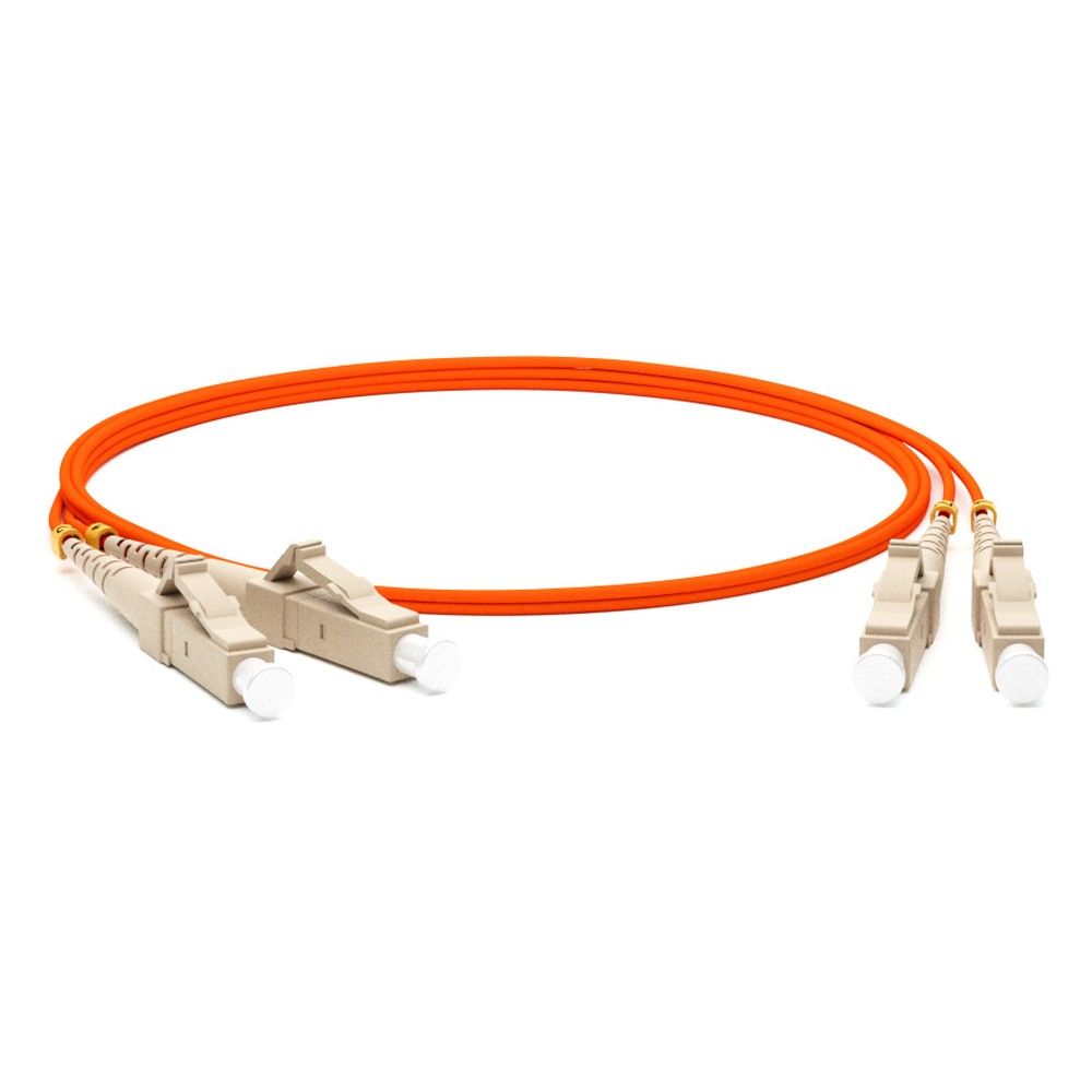 Кабель Hyperline FC-D2-50-LC/PR-LC/PR-H-10M-LSZH-OR Патч-корд волоконно-оптический (шнур) MM 50/125, OM2, LC-LC, 2.0 мм, duplex, LSZH, 10 м (002396)