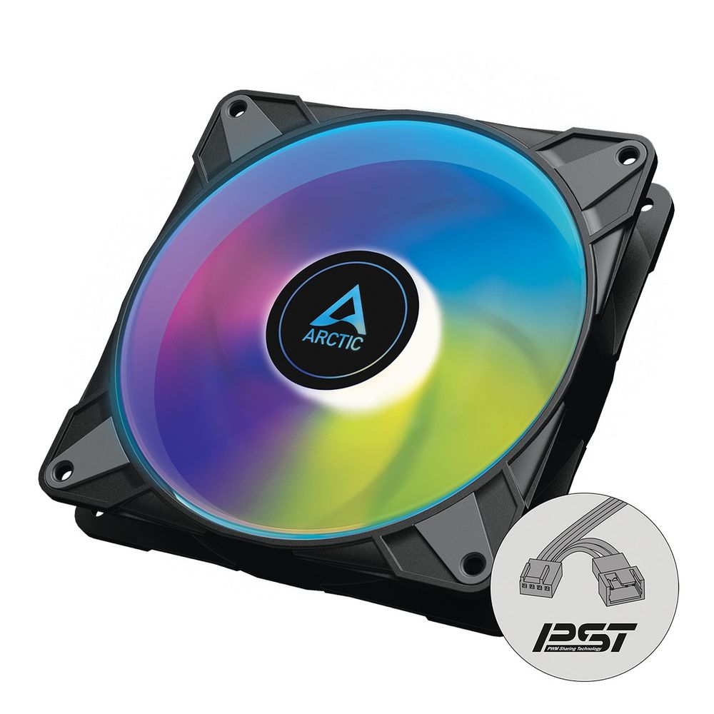 Вентилятор Arctic Cooling ARCTIC P14 PWM PST A-RGB 0dB (Black) - retail (ACFAN00239A)