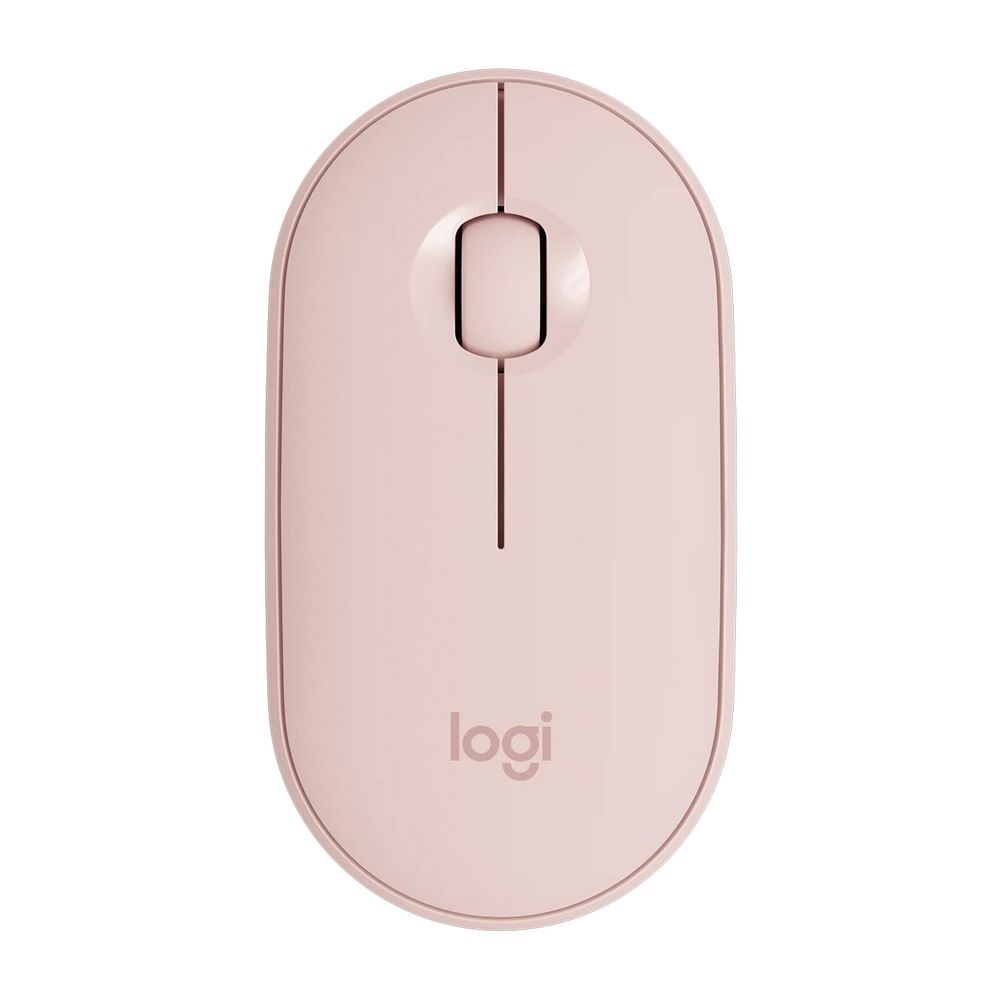 Мышь беспроводная Logitech Pebble M350 Pink розовая, оптическая, 1000dpi, 2.4GHz, USB-ресивер, бесшумная, под обе руки