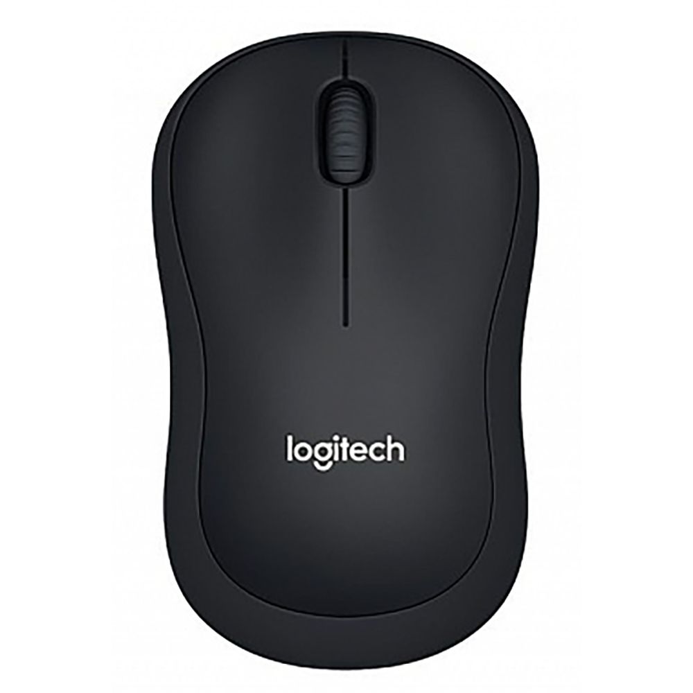 Мышь беспроводная Logitech B220 Silent Black черная, оптическая, 1000dpi, 2.4GHz, USB-ресивер, бесшумная, под любую руку, RTL