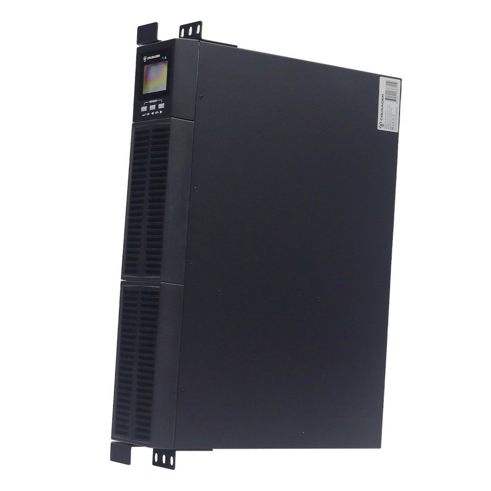 Источник бесперебойного питания  ИБП Crusader Stabline RTIO-1000VA (1000Ва, 900Вт, 8xIEC320, LCD, USB type-B , 2xRJ45, чистая синусоида)