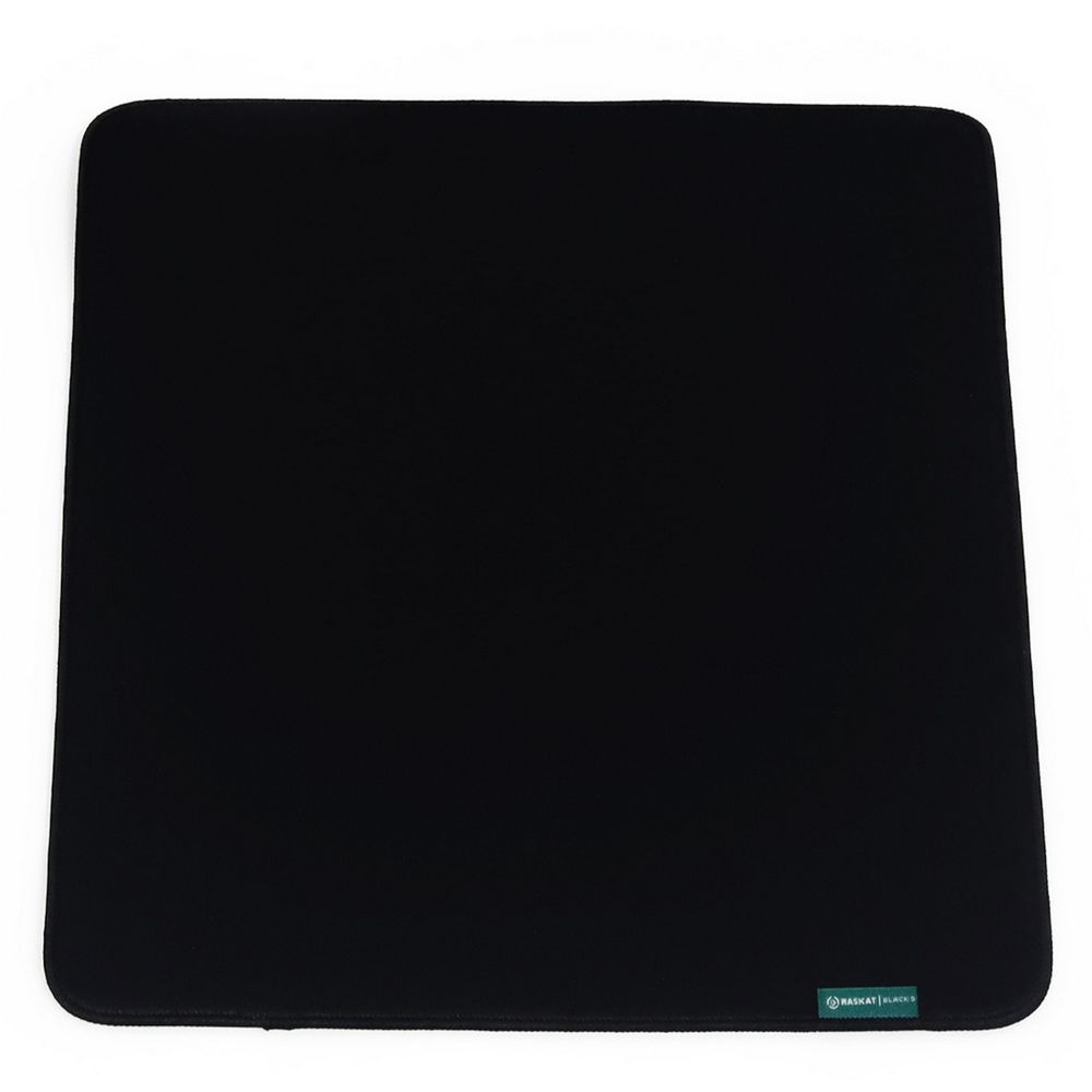 Коврик для мышки Raskat Black S (350*300, резина+ткань, прошитый край)