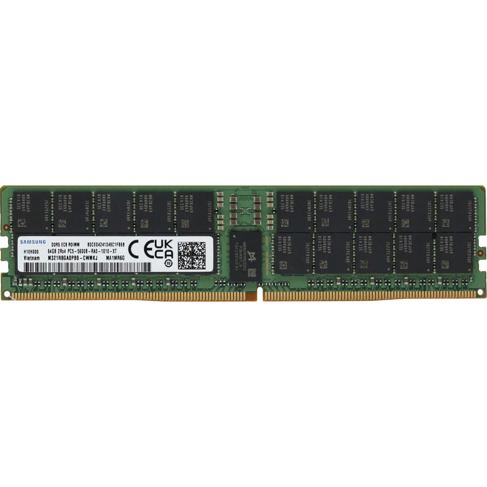 Модуль памяти Samsung 64GB DDR5 M321R8GA0PB0-CWM 5600MHz DIMM 2Rx4 Registred ECC