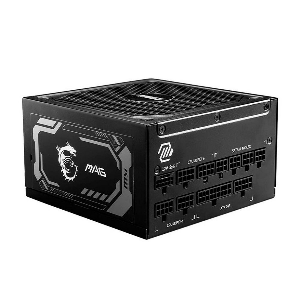 Блок питания MSI MAG A1000GL PCIE5 1000W, 80+ Gold, полностью модульный, ATX 3.1, PCIE5.1, RTL