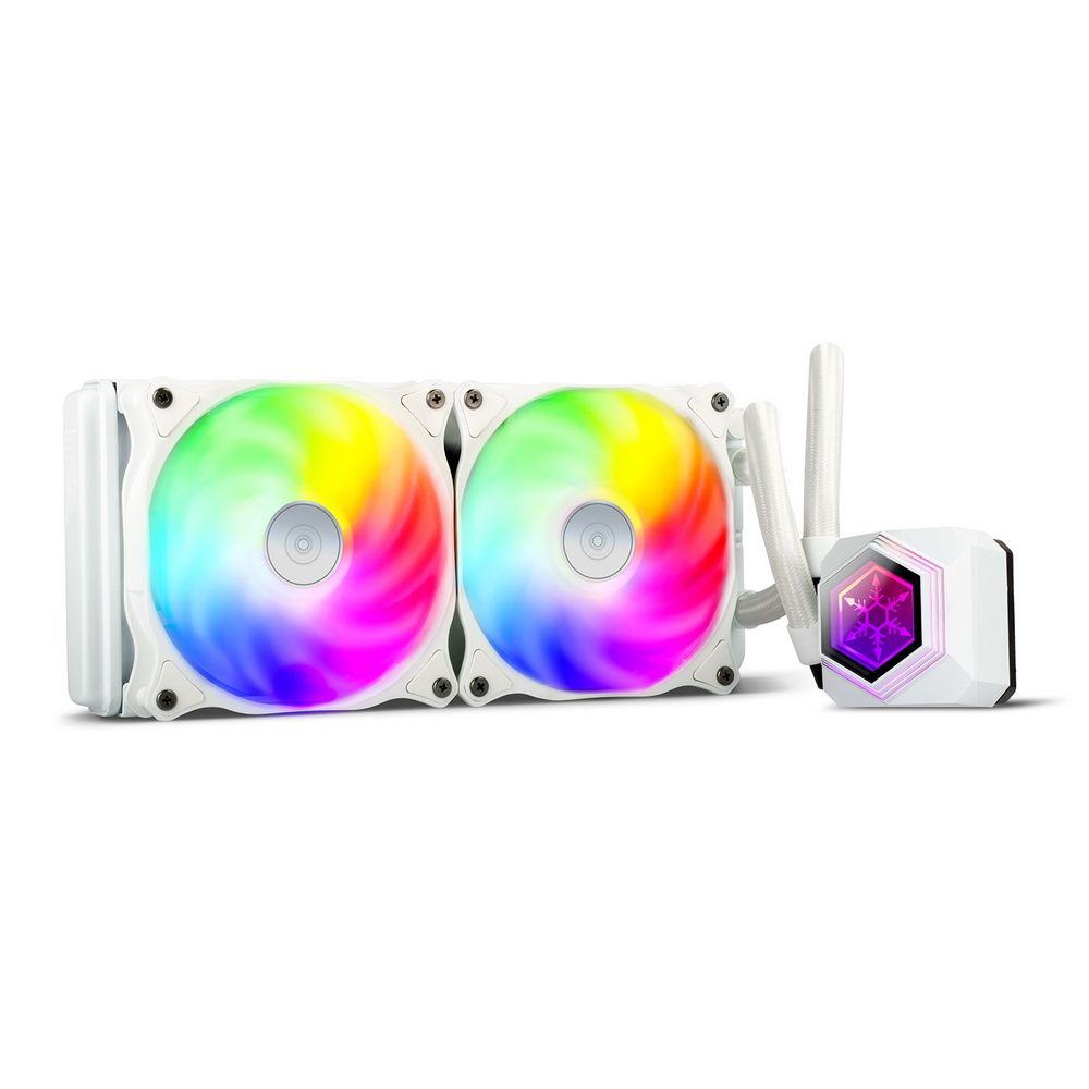 Жидкостная система охлаждения Silverstone Bad Pack SST-PF240W-ARGB-V2 CO-CO124-PF240W-ARGB-V2-AIO LIQUID-COOLER-12025x2-24028 (819780) {6}
