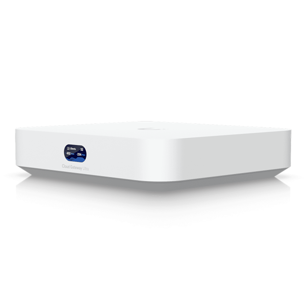 Маршрутизатор Ubiquiti Cloud Gateway Ultra  4 ядра (1,5 ГГц), 4х 1G RJ45, 1х 2.5G RJ45