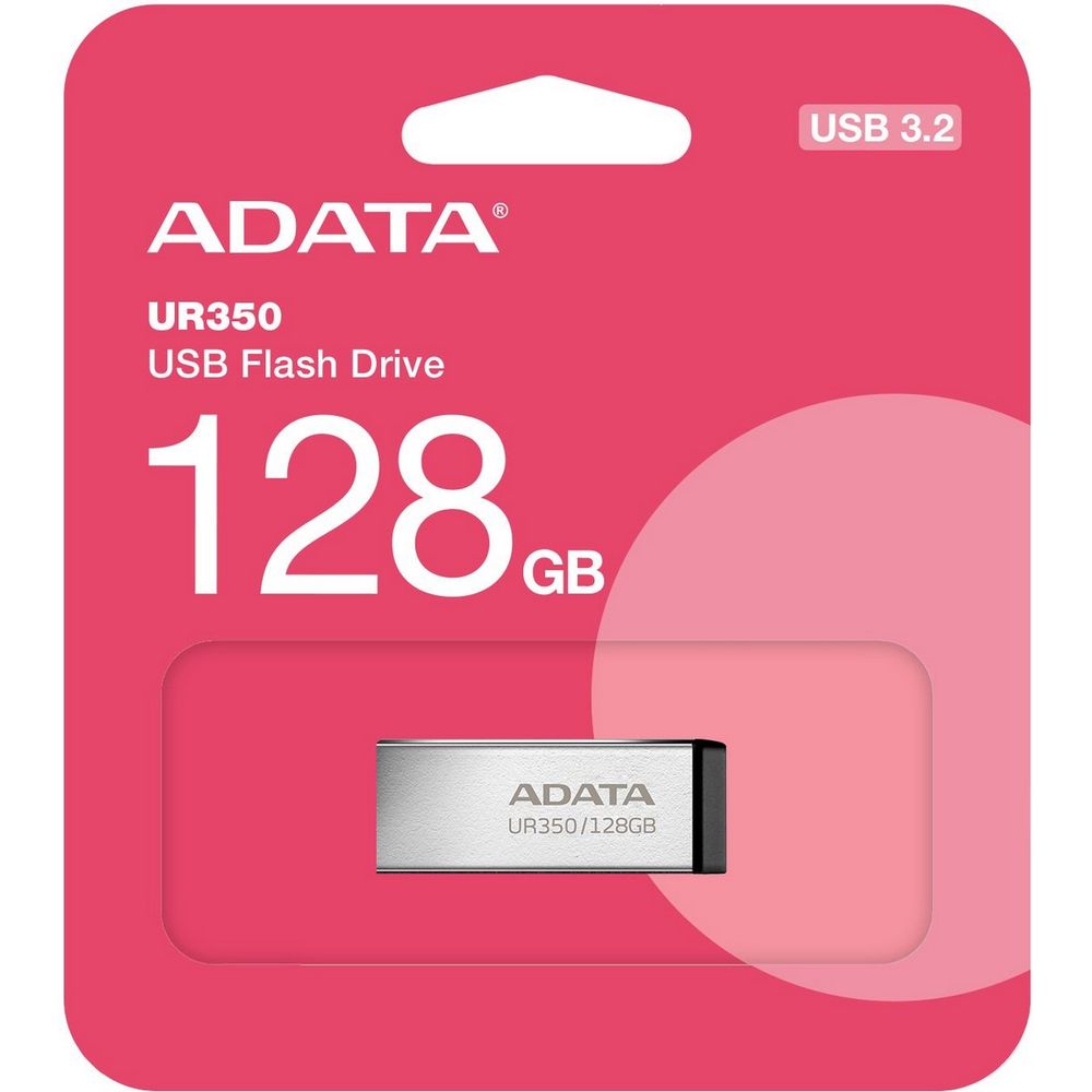 USB накопитель ADATA 128GB UR350 USB 3.2 Gen1, UR350-128G-RSR/BK