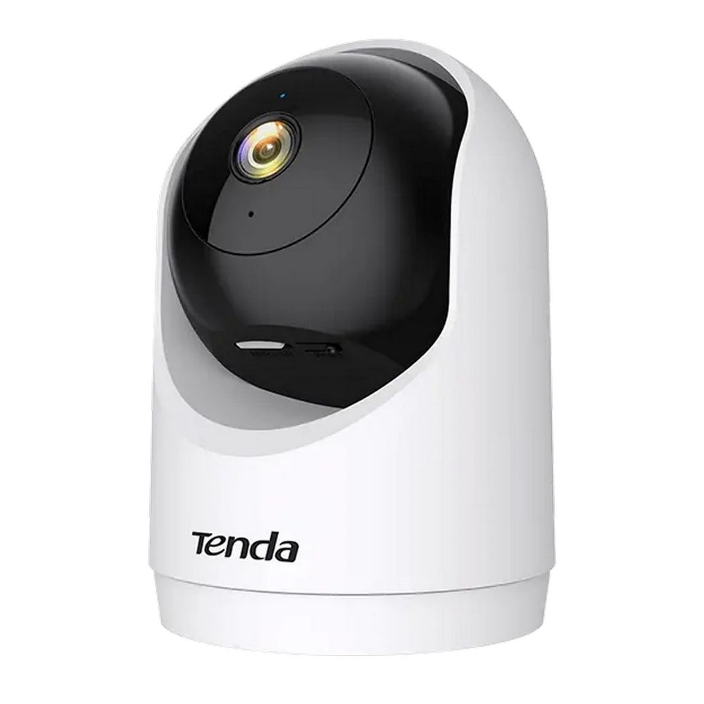 Tenda CP3 Панорамная камера наклонно-поворотная, 1920x1080 30 кадр./сек, CMOS 2 Мп, Wi-Fi, ночная съемка, датчик движения, белый
