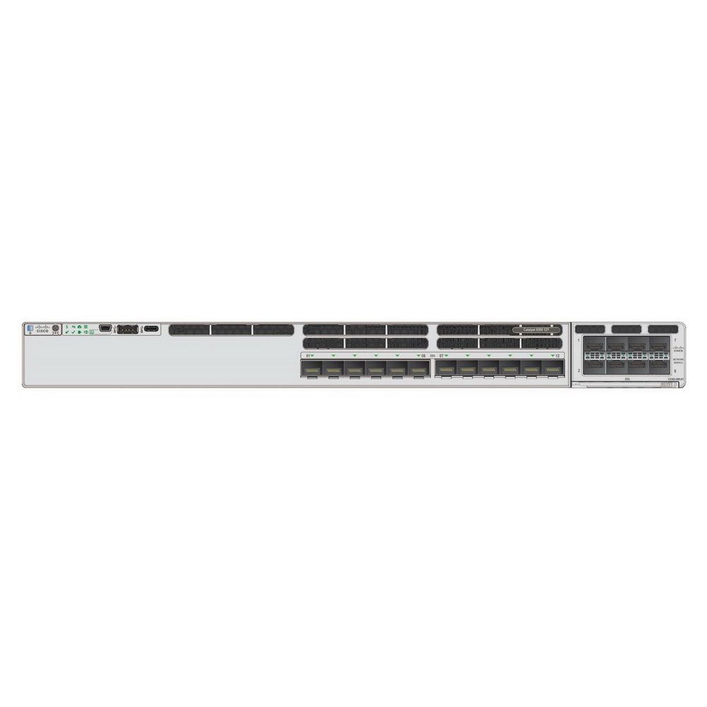 Коммутатор CISCO Catalyst 9300 12 port 25G/10G/1G SFP28 with modular uplinks, PS 1x715W, DNA Network Advantage, C9300X-12Y-A