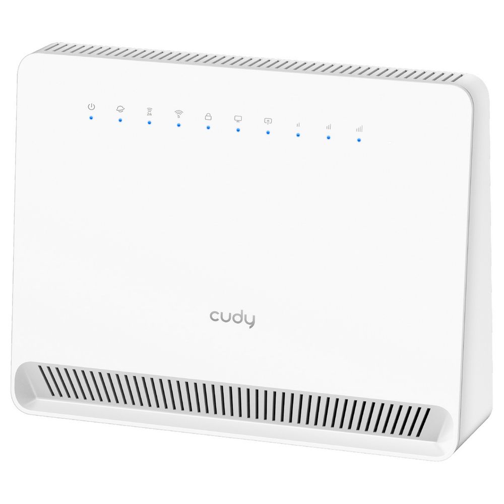 Модем CUDY AC1200 Wi-Fi 4G LTE-Cat4 Router, AC1200 Wi-Fi,  build-in 4G LTE modem,  4 10/100M RJ45 Ports,  Nano SIM Slot, 300Mbps at 2.4GHz + 867Mbps at 5GHz, Internal antennas,  PPTP/L2TP/OpenVPN/WireGuard VPN, DNS over Cloudflare/Google/Quad9, DDNS, SMS, Band locki