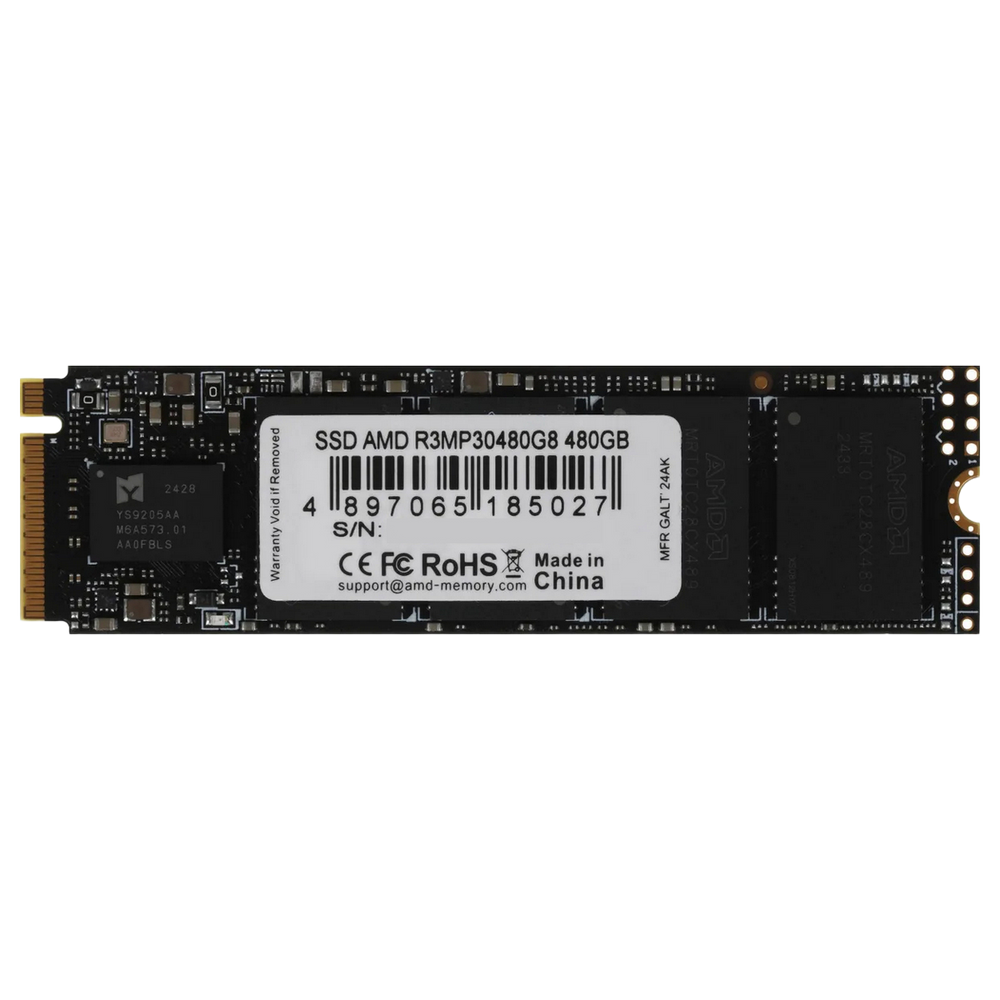 Твердотельный накопитель SSD AMD Radeon R3 Series M2.2280 480GB