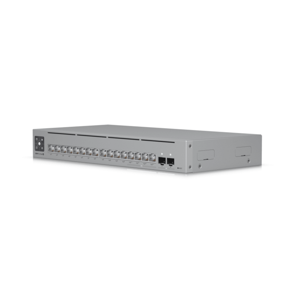Ubiquiti UniFi Switch Pro Max 16 Коммутатор в стойку, 4х 2.5G RJ45, 12х 1G RJ45, 2х 10G SFP+