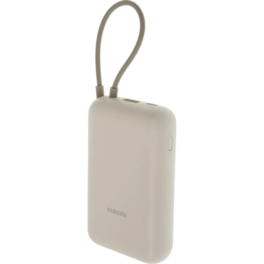 Внешний аккумулятор Xiaomi Power Bank 10000mAh (встроенный кабель) Tan GL