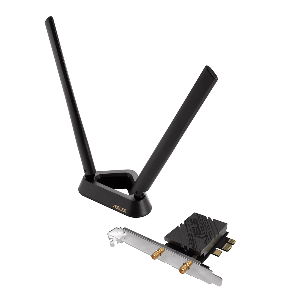 Сетевой адаптер ASUS PCE-BE92BT WiFi 7 Bluetooth 5.4 5764+2882+688Mbps 6GHz/5GHz/2.4GHz