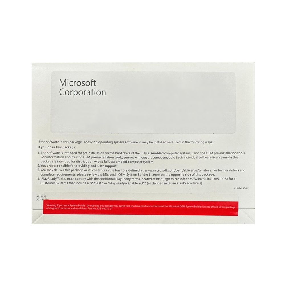 Операционная система Microsoft Windows 11 Professional Конверт OEM (FQC-10547)