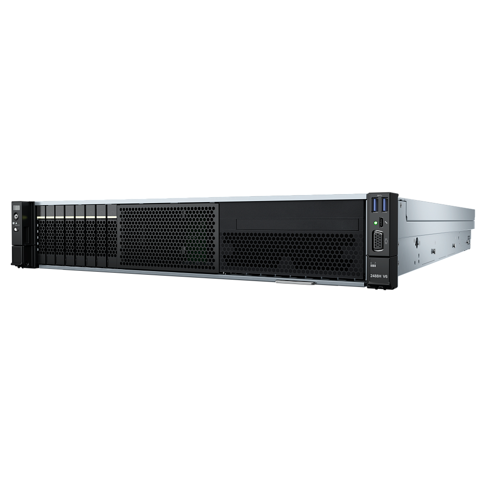 Платформа 2488H V6 (8*2.5 inch HDD Chassis,6038 fans, 2* Процессор Intel Xeon Gold 6330H(2.0GHz/24-Core/33MB/150W) Cooper lake Processor)