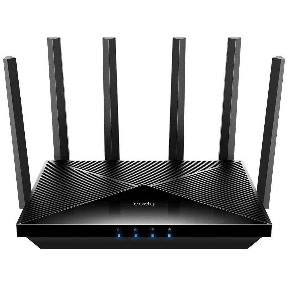 Маршрутизатор CUDY BE6500 2.5G Wi-Fi 7 Router BCM6766 2.0 GHz Quad-core, ARM Cortex-A7 128 MB (1 Gbit) NAND 512 MB (4 Gbit) DDR4  5765 Mbps 688 Mbps 4T4R (4×4 MIMO) 2T2R (2×2 MIMO) 6× Fixed  5.27dBi 5.19dBi 5 GHz: 4× External 2.4 GHz: 2× External  System/Internet/Wi-Fi/WPS