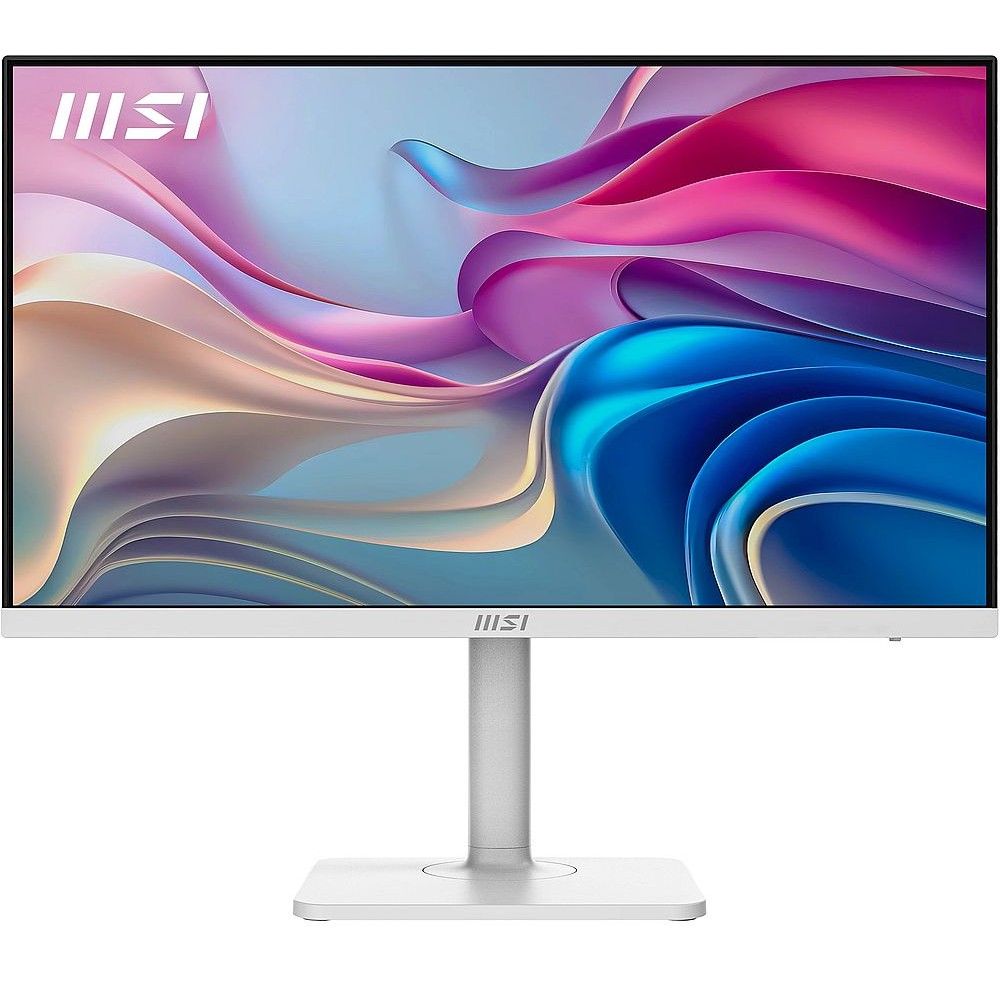 Монитор 27" MSI Modern MD272UPHW  IPS, 3840x2160, 60Hz, 4ms, 400сd/m, 1000:1, HDR10 | HDMI(2.0b), DP(1.4a), Type-C(PD-98W), 3xUSB3.2 | HAS, Pivot, Swivel, InPSU, Speakers, Vesa 75, White