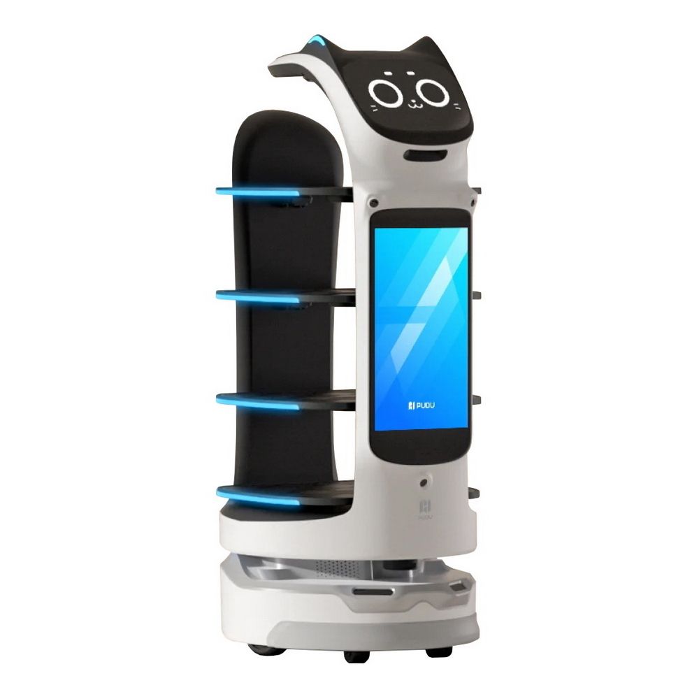 Сервисный робот-доставщик PuduRobotics модели BellaBot Pro (цвет: белый)