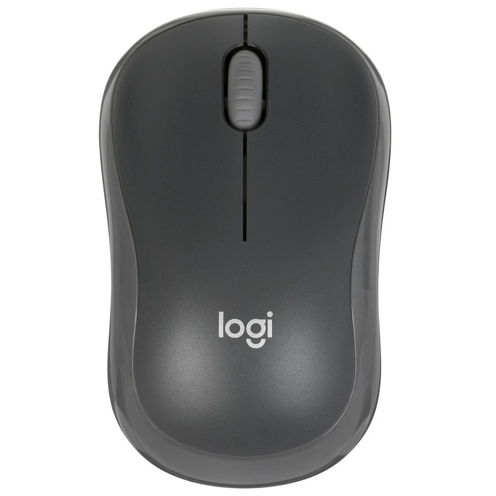 Мышь Logitech M186 черный/серый оптическая (1000dpi) беспроводная USB2.0 для ноутбука (2but)