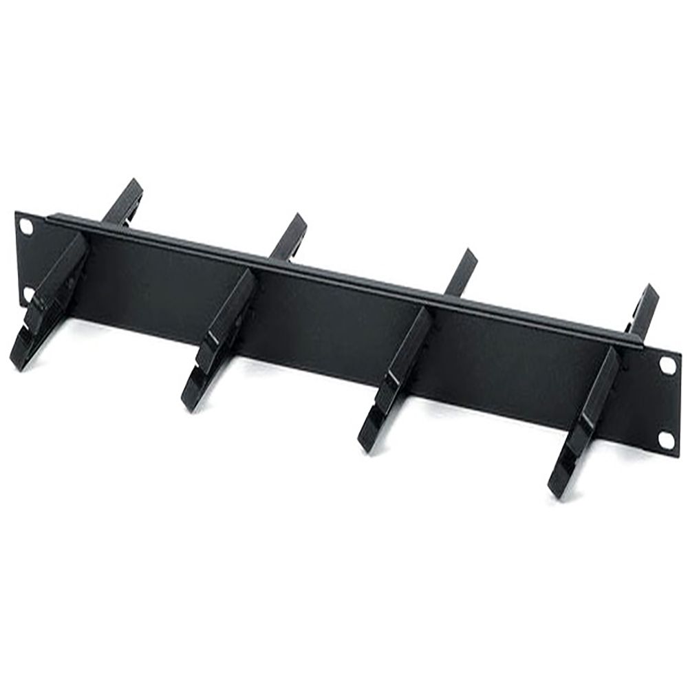 Кабельный организатор с пластиковыми кольцами Hyperline CM-2U-PL-DBL , двухсторонний, 19", 2U