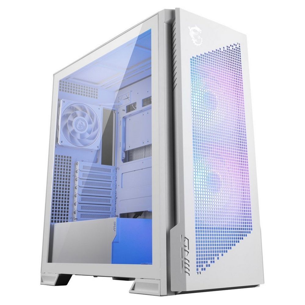Корпус для ПК MSI MPG VELOX 300R AIRFLOW PZ WHITE, Global, 2xUSB 3.2 Gen 1, 1xUSB 3.2 Gen2Type-C, 2x160mm ARGB Fan, 1