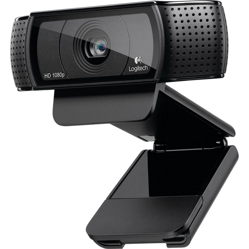 Веб-камера Logitech HD Pro Webcam C920 960-001055/960-000998{ USB 2.0, 1920*1080, 2Mpix foto, Mic, Black}
