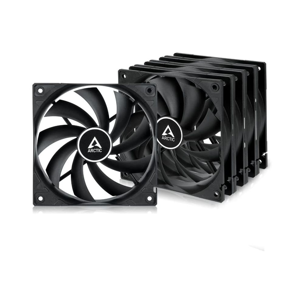 Вентилятор корпусной ARCTIC F12 PWM Black упаковка 5 шт - retail (ACFAN00145A)