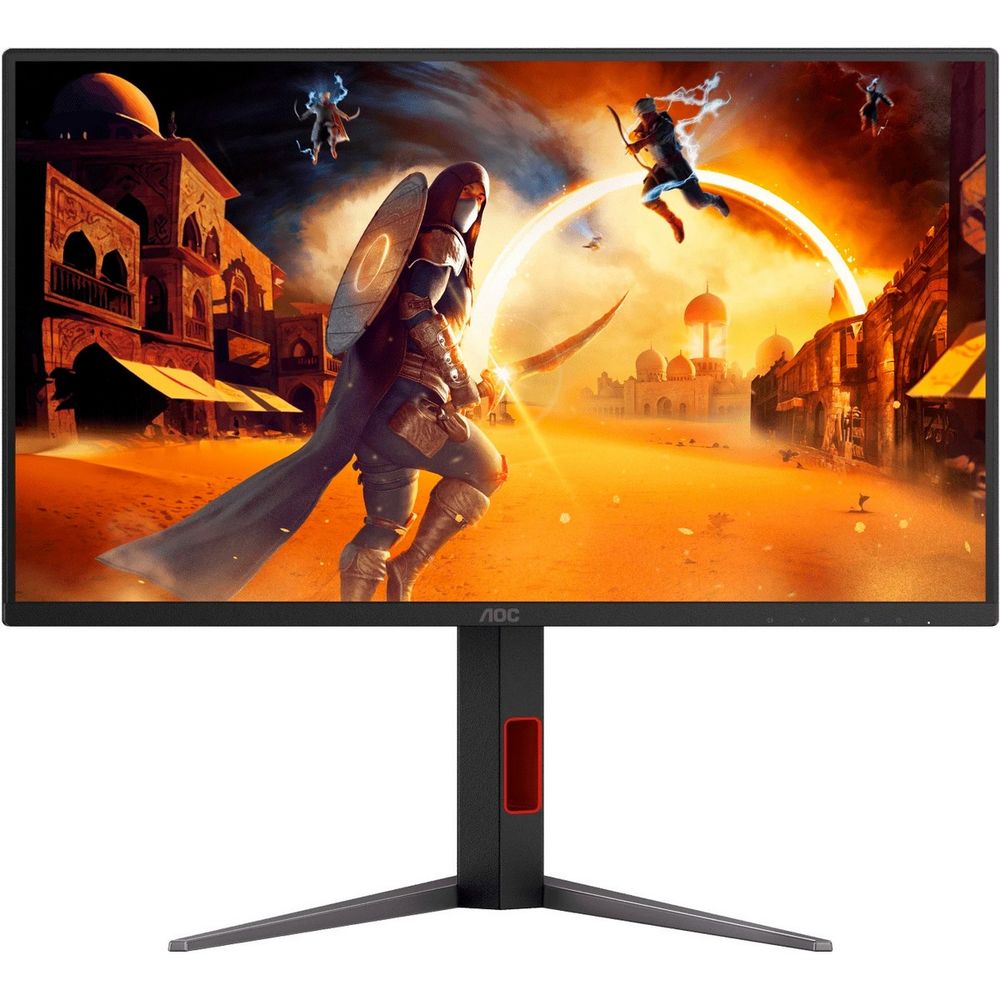 Монитор 24.5" AOC 25G4S  IPS, 1920x1080, 310Hz, 0,5ms, 400сd/m, 1000:1, HDR10 | 2xHDMI(2.0), DP(1.4) | HAS, Pivot, Swivel, InPSU, Vesa 100, Black/Red