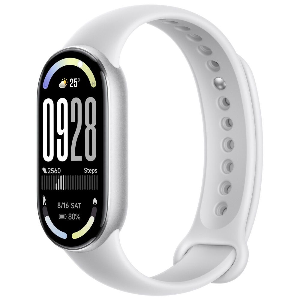 Фитнес-браслет Xiaomi Smart Band 10 серебряный