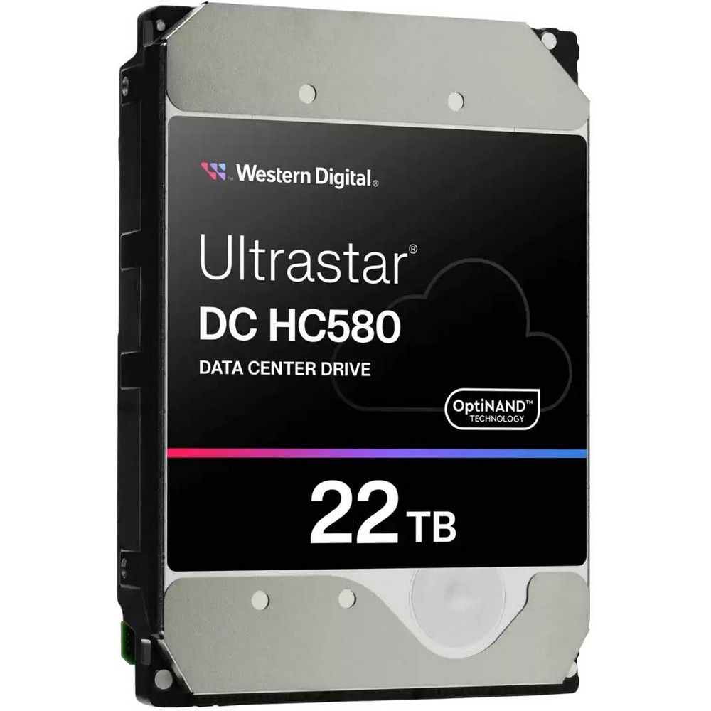 Жесткий диск серверный Western Digital 3.5" 22TB Ultrastar DC HC580 WUH722222ALE604
 SATA