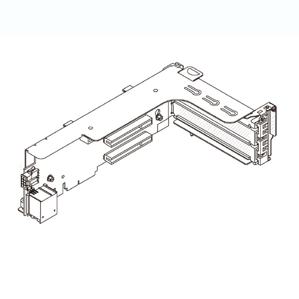 Райзер-карта Lenovo ThinkSystem V3 2U x16/x8/x8 PCIe Gen4 Riser 1/2 Option Kit