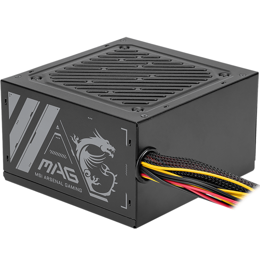 Блок питания ПК MSI MAG A500N-H 500W, Non-Modular