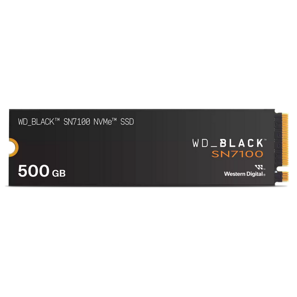 Твердотельный накопитель SSD Western Digital SSD SN7100 M2.2280 PCIe 4.0 500Gb, 6800MBs/5000MBs, TBW 300, WDS500G4X0E, 1 year