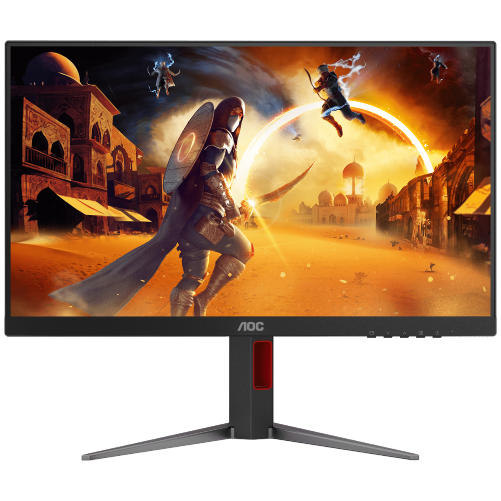 Монитор 23.8" AOC 24G4H  IPS, 1920x1080, 200Hz, 0,3ms, 300сd/m, 1000:1, HDR10 | HDMI(2.0), DP(1.4) | HAS, Pivot, Swivel, InPSU, Vesa 100, Black