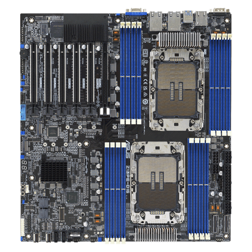 Материнская плата ASUS Z13PE-D16 LGA4677 E-ATX 16xDDR5 5xPCIEx16 PCIEx8 2xM.2 VGA 2x10GLAN