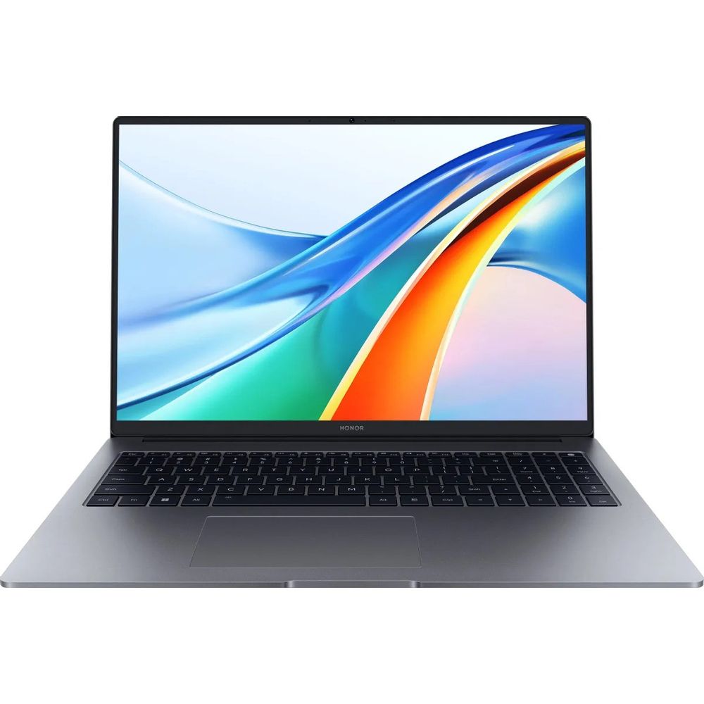 Ноутбук HONOR MagicBook X16 Plus AMD Ryzen 7 8845HS/16Gb (soldered D5)/SSD512Gb/UMA/16"/IPS/WUXGA/1920x1200/60Hz/Win11/Grey/1.79kg