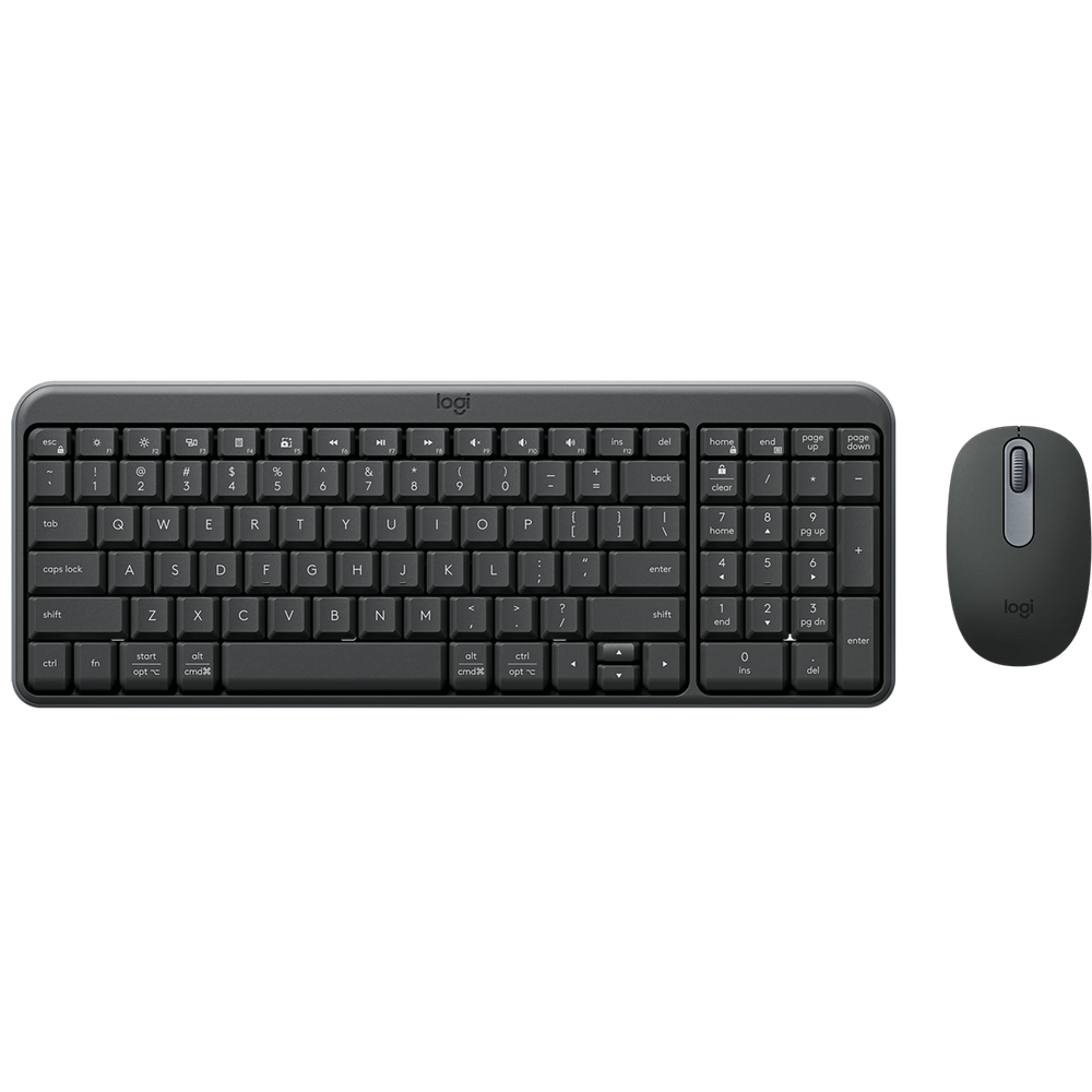 Клавиатура + Мышка беспроводные BT Logitech MK250,Graphite (920-013853)