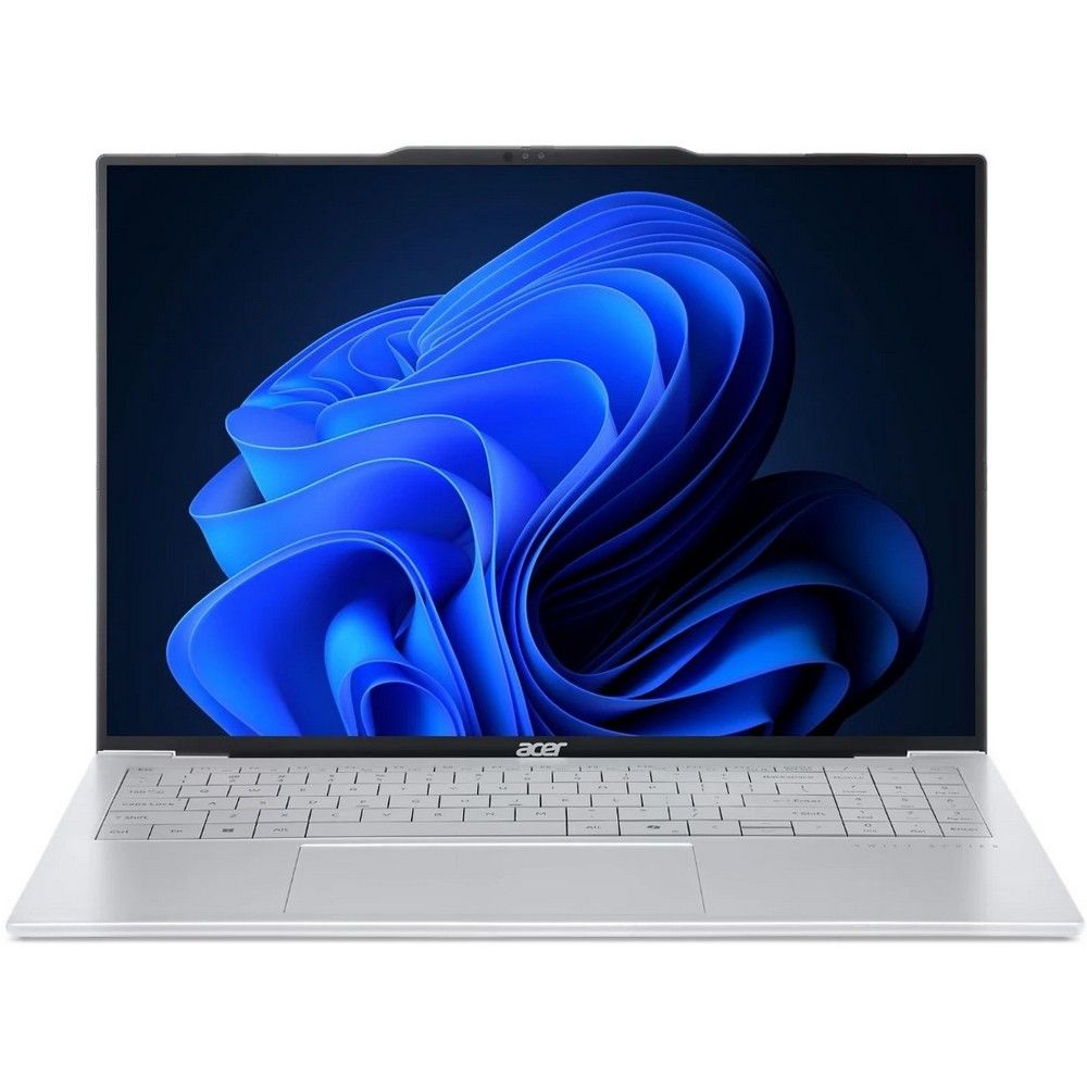Ноутбук Acer Swift Air 16 SFA16-61M-R721 AMD Ryzen AI 7 350/16Gb (soldered D5)/SSD1Tb/UMA/16"/OLED/WUXGA/1920x1200/60Hz/NoOS/Silver/1.1kg