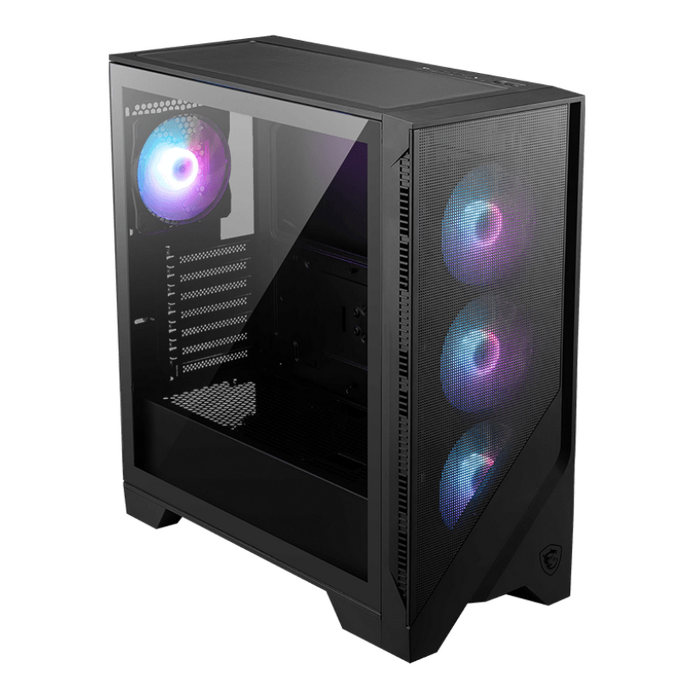 Корпус для ПК MSI MAG FORGE 321R AIRFLOW 2xUSB 3.2 Gen 1, 1xUSB 3.2 Gen2 Type-C, 4x120mm ARGB Fan, ESD ARGB Control Board, Tempered Glass Window,