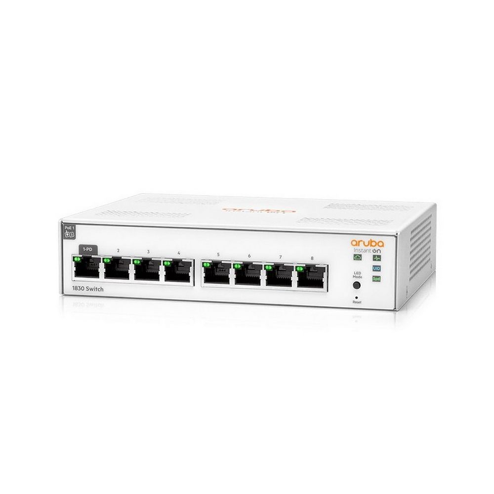 Коммутатор HPE Bad Pack JL810A HPE Коммутатор Aruba Instant On 1830 8G Web-managed fanless Switch bp