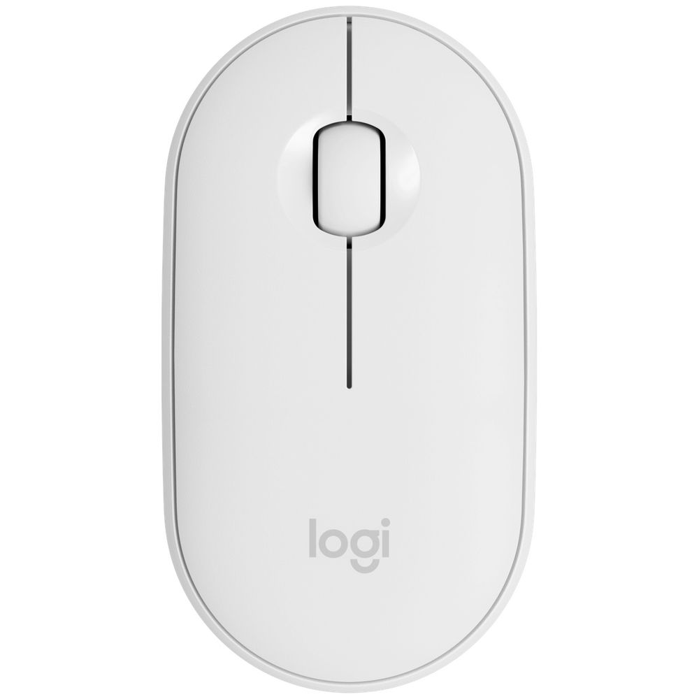 Беспроводная компактная мышь Logitech Pebble M350, off-white