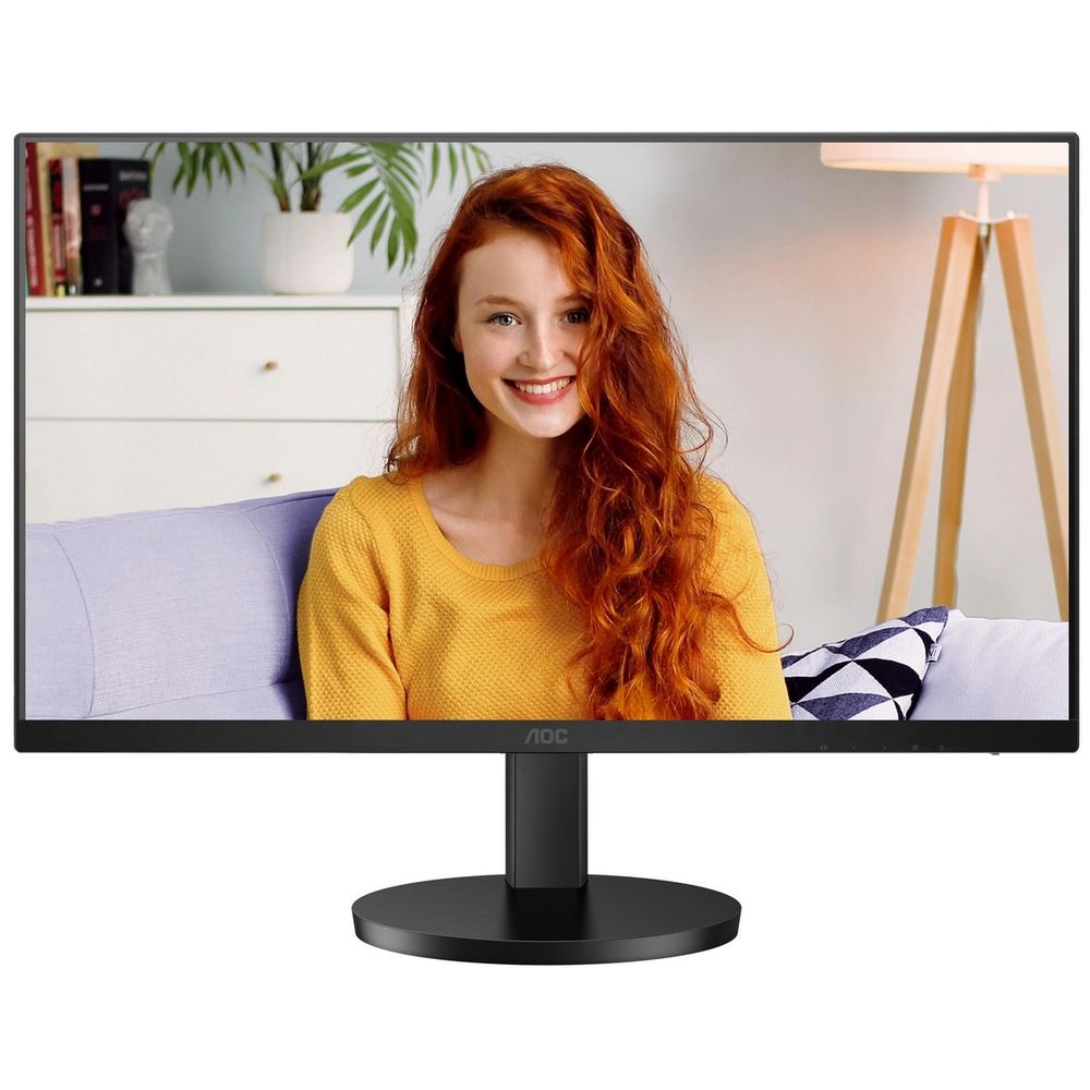 Монитор 27" AOC U27B3AF  IPS, 3840x2160, 60Hz, 4ms, 350сd/m, 1000:1, HDR10 | 2xHDMI(2.0), DP(1.4) | HAS, InPSU, Speakers, Vesa 100, Black