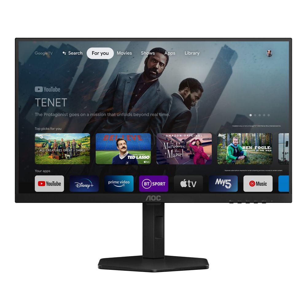 Монитор 27" AOC Q27G4XY  VA, 2560x1440, 180Hz, 0,3ms, 450сd/m, 1000:1 | 2xHDMI(2.0), DP(1.4) | HAS, Pivot, Swivel, InPSU, Vesa 100, Black