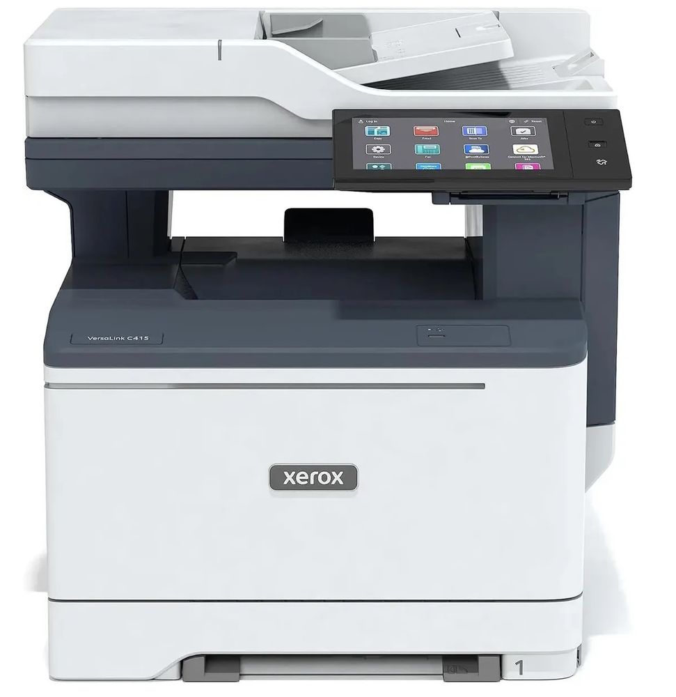 МФУ Bad pack Xerox VersaLink C415DN A4, лазерное, цветное, 40стр/мин, 1200dpi, 1200МГц, 2048Мб, 32Гб, 100АПД, 550+100,  AirPrint/USB/Ethernet , 2400стр/картридж, (C415_DN)
