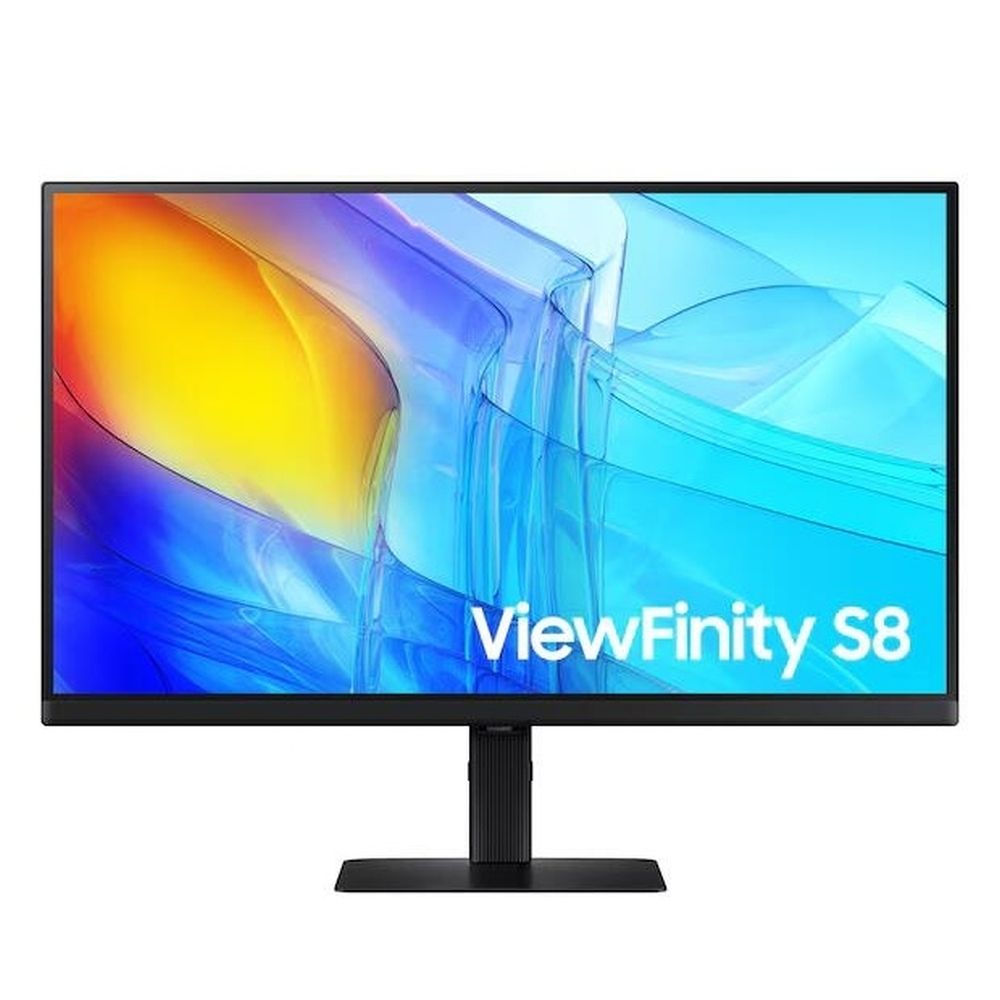 Монитор 27" SAMSUNG S27D800EAI ViewFinity S8 S80D UHD  IPS, 3840x2160, 60Hz, 5ms, 350сd/m, 1000:1, HDR10 | HDMI(2.0), DP(1.2), 3xUSB3.0 | HAS, Pivot, Swivel, InPSU, Vesa 100, Black