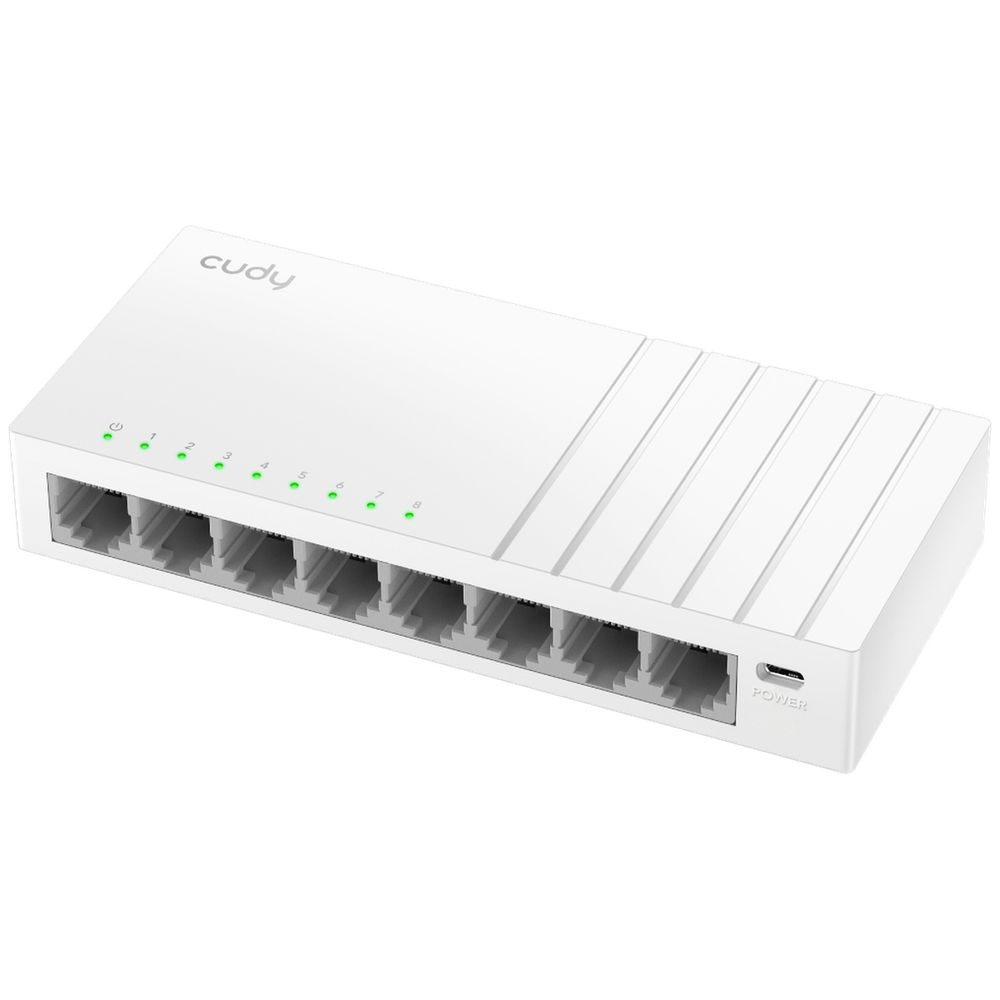 Коммутатор CUDY GS108U 8-Port Gigabit Switch with USB C